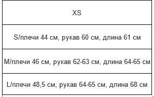 Размерная сетка бомбера